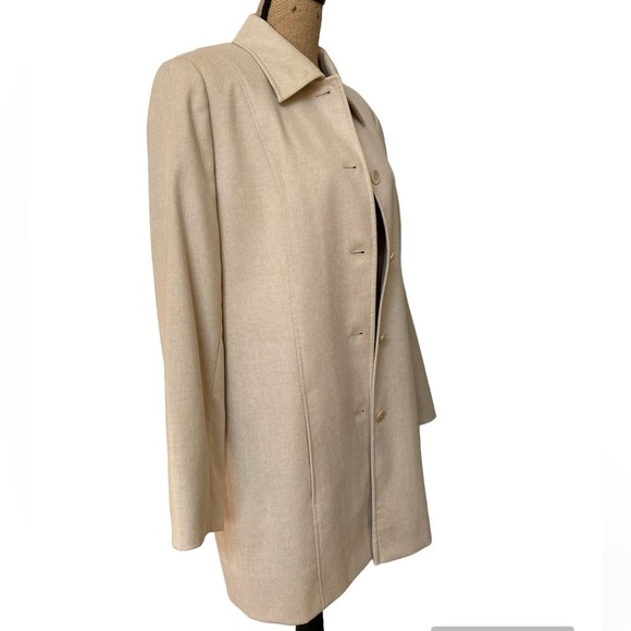 Escada Rabbit Wool Women’s Large Button Front Jacket Size 42 - Picture 8 of 11
